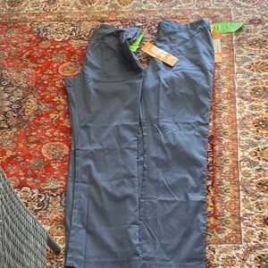 Landau womens Charcoal Chinos 2 pair size medium